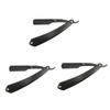 FOMIYES 3pcs Straight Razor for Men Barber Shop Use Metal Shaving Razor Portable Easy to Use view 1