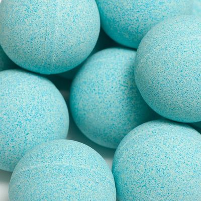 Label Provence Nature - Bath Bombs for Women and Men - Perfect for a Natural Spa Feel - Fizzy Bubble Bath Bomb - Gift for Her/Him - Marine Fragrance - 180g, Blue
