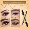 2 In 1 Magic Eyebrow Pencil, Fast-Drying Imitation Wild Liquid Forking Eyebrow Pencil,3D Waterproof And Smear-Proof Dual-Ended Quadruple-Fork Eyebrow And Eyeliner Pencil (#01Light brown) view 4