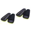 FOMIYES 2pcs Travel Shaver Bag Safe Beard Razor Storage Bag Black Toiletry Kit Pu Material view 1
