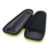 FOMIYES 2pcs Travel Shaver Bag Safe Beard Razor Storage Bag Black Toiletry Kit Pu Material view 3