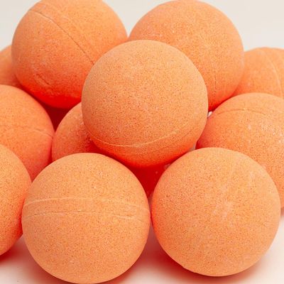Label Provence Nature - Bath Bombs for Women and Men - Perfect for a Natural Spa Feel - Fizzy Bubble Bath Bomb - Gift for Her/Him - Orange Fragrance - 180g