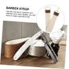 FOMIYES 2pcs Professional Strop Sharpening Strap for Precision Shaving Dual-layer Canvas Polishing Belt for Easy Blade Maintenance and Safe Use Barbershops view 4