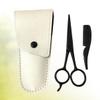 FOMIYES 9pcs Beard Trimmer Scissors Set Men Mustache Grooming Kit Stainless Steel Scissors for Barber Shops Salons DIY view 4
