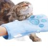 ABarty Pet Towel Glove Style Quick Drying and Absorbent Cleaning Towel for Dog Cat Shower Towel (Pink) view 2