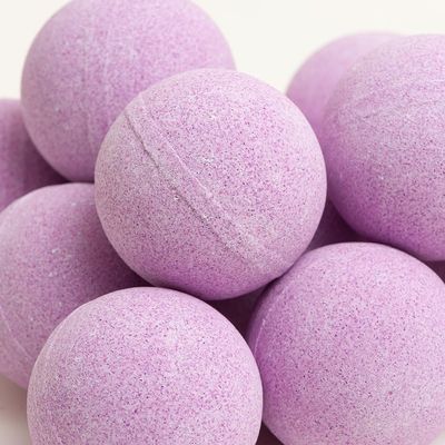 Label Provence Nature - Gift set of 3 - Bath Bombs for Women and Men - Perfect for a Natural Spa Feel - Fizzy Bubble Bath Bomb - Gift for Her/Him - Lavender Fragrance - 180g, Purple