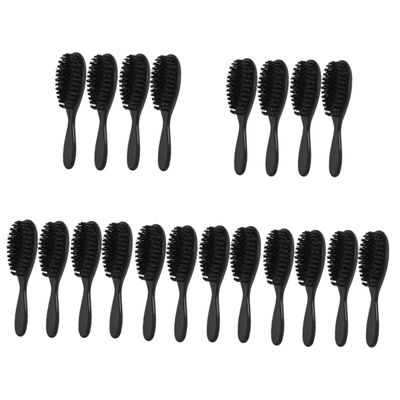 FOMIYES 20pcs Barber Hair Brush for Men Beard Shaving Brush Handle Soft Bristles Beard for Barbershop