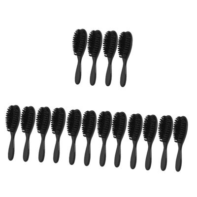 FOMIYES 16pcs Beard Brush for Black Men Barber Hair Brush Men's Salon for Cleaning