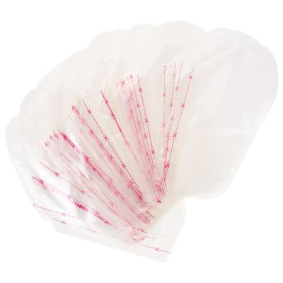 TOVINANNA 10 Pairs Disposable Foot Film Cover Plastic Foot Gloves Paraffin Bath Liners for Foot Pedicure Hot Spa Wax Treatment