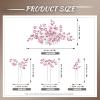 Wedding hair accessories, Bridal for piece, brides headpiece combPink view 4