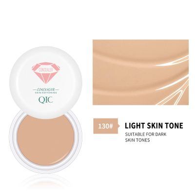 HEBIX QIC Concealer Cream Cover Dark Circles Blemish Coverage Waterproof Makeup