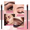 12 Pcs Eyebrow Tint Brush Eyeliner Brush Angled Eyebrow Brushes Flat Tapered Eyebrow Concealer Brush Eye Shadow Applicator Sticks Disposable Eye Makeup Brushes view 4