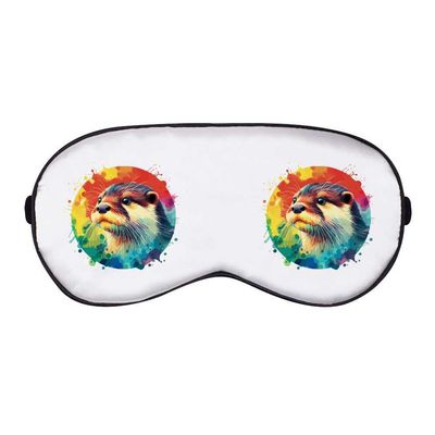 Azeeda 'Colourful Otter' Sleep/Travel Eye Mask (EY00024007)