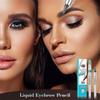 Eyebrow Pencil,3D Waterproof Microblading Eyebrow Pen 4 Fork Tip Tattoo Pencil, Liquid Waterproof Eyebrow Pencil, Eyebrow Microblading Pen2024 New Magic Eyebrow Pencil (Dark Brown+Black) view 2