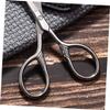 SOESFOUFU 2pcs Professional Eyebrow Scissor Stainless Steel for Facial Hair Nose Hair and Beauty Grooming view 3