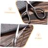SOESFOUFU 2pcs Professional Eyebrow Scissor Stainless Steel for Facial Hair Nose Hair and Beauty Grooming view 4