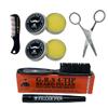 G.B.S Fragrance-Free Extra Strong Hold Mustache Wax, Black Beard Filler Pen, Handmade Pocket Mustache Comb & Precision Trimming Scissors  3 Piece Set for Styling & Detailing view 1