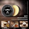 G.B.S Fragrance-Free Extra Strong Hold Mustache Wax, Black Beard Filler Pen, Handmade Pocket Mustache Comb & Precision Trimming Scissors  3 Piece Set for Styling & Detailing view 2
