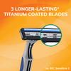 BIC Sensitive 3 Razors, 3 Blades, Lubricating Strip, Pivoting Head, 6 Count for Men with Sensitive Skin view 3