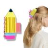 Back to School Hair Claw Clips Pencil Hair Claw Clip Cute Hair Clips for Women Teacher Funny Claw Clips Hair Barrettes Claw Clips for Thick Thin Hair Strong Hold Hair Clip Hair Accessories 1Pcs view 1