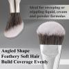Albeaut Blush Brush, Angled Contoured for Flawless Face Foundation Liquid Cream Cheek Makeup Multitask 202 view 3