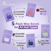 Mallowwax Wax Beads for Hair Removal -5 Pack Hard Wax for Sensitive Skin, Ideal for Bikini, Brazilian, Face, Eyebrow, Legs, Armpit, Full Body - Professional Waxing Wax Refill at Home for Women Men view 3