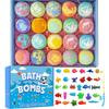 Bath Bombs for Kids with Surprise Fishing Games Inside for Girls Boys - 20 Kids Bath Bombs Gift Set, Handmade Bubble Bath Fizzes Bomb for Chrildren Birthday Christmas and Party Favor Gift for Boys view 1
