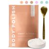 Bonblissity Body Polish, 8oz. - Sweet Satsuma Scented Body Scrub Exfoliator for Women, Exfoliating Sugar Scrub To Lotion Moisturizer, Gentle Exfoliant for Dry and Sensitive Skin, Handmade in USA view 1