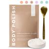 Bonblissity Body Polish, 8oz. - Vanilla Brown Sugar Scented Body Scrub Exfoliator for Women, Exfoliating Sugar Scrub To Lotion Moisturizer, Gentle Exfoliant for Dry and Sensitive Skin, Handmade in USA view 1