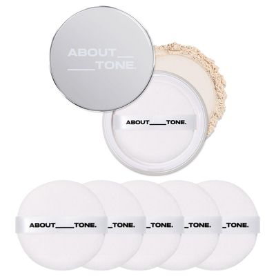 ABOUT TONE The Blur Finish Powder + The Blur Finish Powder Puff 5P BUNDLE SET