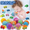 Bath Bombs for Kids with Toys Inside, 9 Pack Handmde Bath Bombs Set with Pull-Back Cars Inside, Rich Foam Color Bubble Set Boys Girls for Skin Moisturizing view 4
