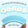 6 Pack Silicone Body Scrubber, Soft Silicone Loofah Exfoliating Body Scrubber Fit for All Kinds of Skin, Clean and Sanitary view 2