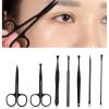 WEIWO Black Nail Clippers Set Nail Clippers Pedicure Kit Trim Care Kit with Travel Case Kit view 2