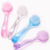 BFLCTTBD 4 Pcs Round Head Nail Brush with Cover Toes Nails Cleaner Brushes Scrubbing Brush Pedicure Manicure Handle Grip Fingernail Brush view 1