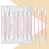 1000 Count Cotton Swabs Individually Wrapped, Travel Cotton Swabs, Cotton Stick, Spiral Pointed Cotton Swab, Round Tip Cotton Swab, Individually Wrapped Double Tipped Cotton Swabs for Ear,Makeup(pink) view 1