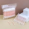 1000 Count Cotton Swabs Individually Wrapped, Travel Cotton Swabs, Cotton Stick, Spiral Pointed Cotton Swab, Round Tip Cotton Swab, Individually Wrapped Double Tipped Cotton Swabs for Ear,Makeup(pink) view 4
