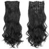 16 Hair Clips Synthetic Long Hair for Woman Hair Extension Wavy for Hair Loss Natural Hairpiece (60 beige) view 2