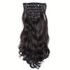 16 Hair Clips Synthetic Long Hair for Woman Hair Extension Wavy for Hair Loss Natural Hairpiece (60 beige) view 3