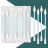 1000 Count Individually Wrapped Cotton Swabs, Travel Cotton Swabs, Cotton Stick, Spiral Pointed Cotton Swab, Individually Wrapped Double Tipped Cotton Swabs for Ear,Makeup,Clean (Blue) view 1