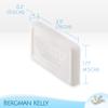 Bergman Kelly Hotel Toiletries Bundle (Tropical Waterfall, 1 oz each, 40 Pcs) 4-Piece Set: 10 Rectangular Bar Soap, 10 Shampoo, 10 Conditioner & 10 Body Lotion - Bulk Mini Guest Amenities Supply view 3