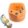 Acrylic Foot Spa Bathtub, Pedicure Bowl, Foot Bath spa, Foot Soaking tub, Portable Pedicure Spa Bathtub, Pedicure Chair Shampoo Sink, Bath Basin for Foot Soaking for Home Spa Treatment(Orange) view 1