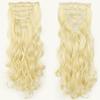 16 Hair Clips Synthetic Long Hair for Woman Hair Extension Wavy for Hair Loss Natural Hairpiece (613 blonde) view 1