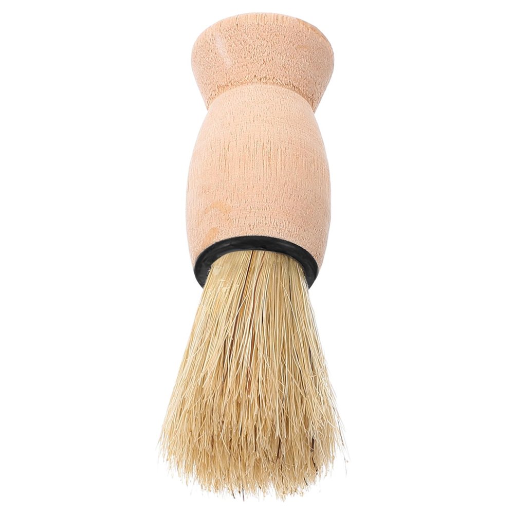 HONMEET Men's Beard Brush Soft Bristle Barber Neck Duster for Grooming Hair Cleanup Essential Shaving Accessory for Polished Look Salons Home Use