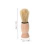 HONMEET Men's Beard Brush Soft Bristle Barber Neck Duster for Grooming Hair Cleanup Essential Shaving Accessory for Polished Look Salons Home Use view 3
