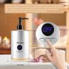 Oil Warmer for Massage oil warmer for scented oil, Massage Oil Warmer, lotion warmer, Body Oil Heater for Spa, Salon and Barber Shops, with Two Oil Bottle Dispenser, Constant Temperature, Silver view 2