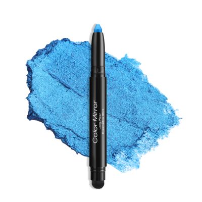 Color Mirror Longwear Cream Eye Shadow Sticks(62 Sapphire Shimmer), Smudge-Proof, Waterproof Eyeshadow,Silky Formula Glitter With Makeup Brush,Sapphire Blue