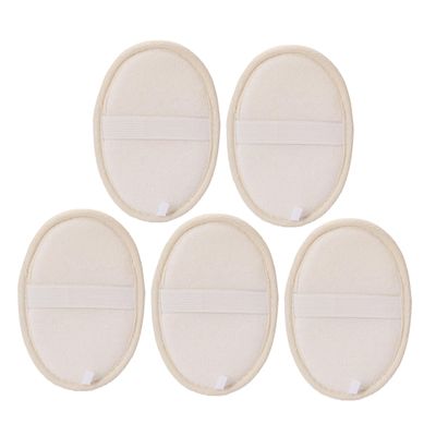 MERRYHAPY 5pcs Shower Puff Loofah Bath Bath Pad Scrubber Natural Luffa Sponges for Exfoliating