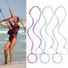 3 Packs 25" Elastic Hair Ties for Thick Curly Long Hair, Braided Hair Bands for Women Girs Strong Ponytail Holders No Damage Spiral Hair Tie for Beach Swimming Motorcycle Rides Workout Surfing Sports view 1