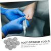 10pcs Electric Foot File Replacement Heads Hard Skin Remover Pads Exfoliating Foot Grinder Tools for Dead Skin Removal Reusable Washable Care Accessories view 3