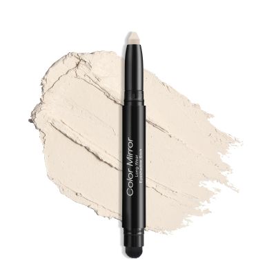 Color Mirror Longwear Cream Eye Shadow Sticks(37 Matte Pearl), Smudge-Proof, Waterproof Eyeshadow,Silky Formula Glitter With Makeup Brush,White Eyeshadow Stick